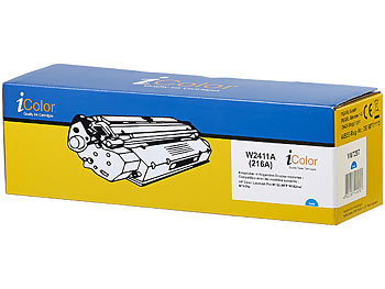 iColor Toner für HP-Laserdrucker (ersetzt HP 216A, W2411A), cyan