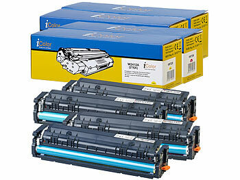Tonerkartuschen: iColor Toner für HP-Laserdrucker (ersetzt HP 216A), bk, c, m, y