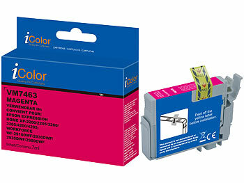 Ersatztinten Epson: iColor Tinte magenta, ersetzt Epson 604XL