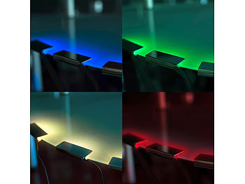 LED-Glaskantenbeleuchtung RGB