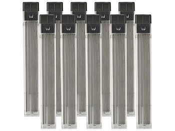 Druckbleistiftmine: PEARL 120er-Set Bleistift-Minen für Druck-Bleistifte, 0,5 mm