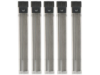 Graphitminen: PEARL 60er-Set Bleistift-Minen für Druck-Bleistifte, 0,5 mm