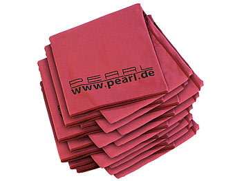 saugfähige Handtücher: PEARL 10er-Set extra-saugfähige Mikrofaser-Badetücher, 180 x 90 cm, weinrot