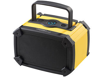 Outdoor-Lautsprecher mit Audio-Funksystem aussen draussen Boombox Mobiler: auvisio Outdoor-Lautsprecher MSS-600.ipx mit Bluetooth 3.0, 10 Watt