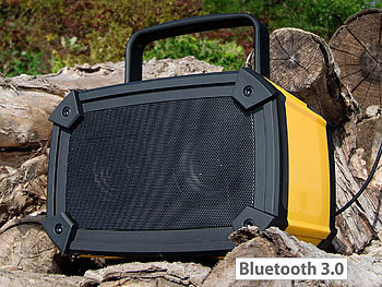 auvisio Outdoor-Lautsprecher MSS-600.ipx mit Bluetooth 3.0, 10 Watt