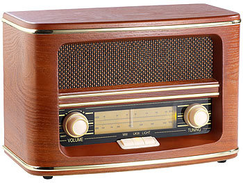 auvisio Nostalgie-Radio mit MW und UKW