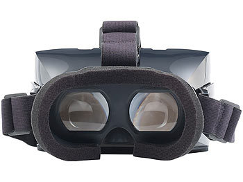 PEARL Virtual-Reality-Brille VRB60.3D für Smartphones (Versandrückläufer)