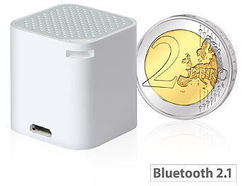auvisio Mini-Lautsprecher und Kamera-Fernauslöser mit Bluetooth, 5 Watt