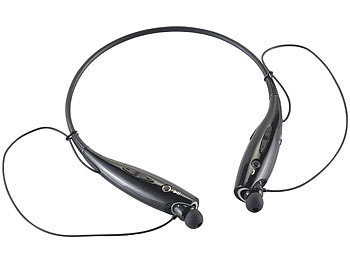 auvisio Stereo-Headset SH-40.bt mit Bluetooth 4.0, aptX, 10 Std. Laufzeit