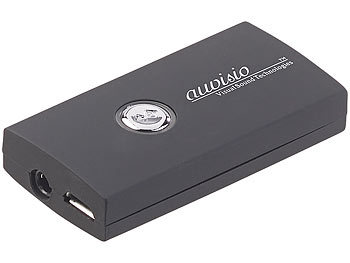auvisio 2in1-Audio-Sender und -Empfänger mit Bluetooth 3.0, 10 m Reichweite