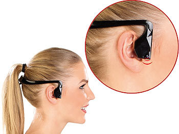 auvisio Knochen-Leit-Headset BC-30.sh mit Bluetooth