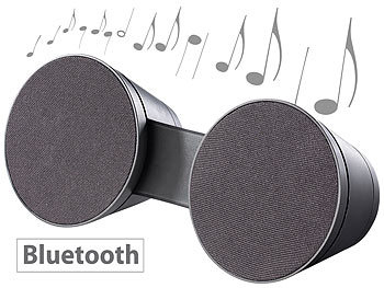 Outdoor Lautsprecher: auvisio Portabler Stereo-Lautsprecher MSS-410.bt mit  Bluetooth, 15 Watt