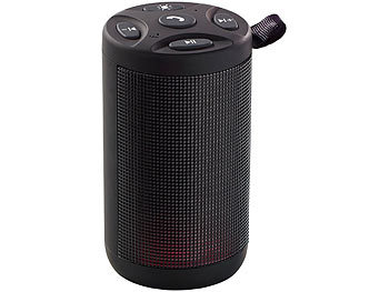 auvisio Lautsprecher & MP3-Player mit Bluetooth, Radio, Lichtimpulsen, 6 Watt