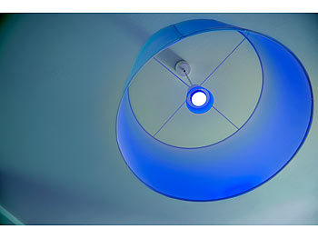 auvisio 2in1-Lautsprecher mit Bluetooth, farbwechselnde RGB-LED, App-Steuerung