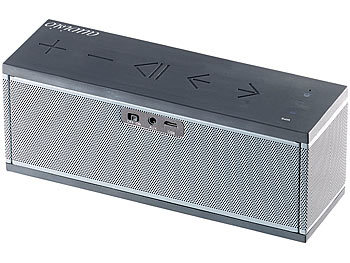 auvisio WLAN-Multiroom-Lautsprecher mit Bluetooth & Mikrofon, 20 Watt