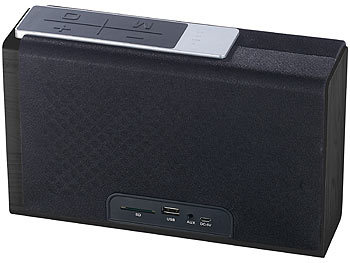auvisio WLAN-Multiroom-Lautsprecher SMR-500.bt, BT, AirPlay, USB, SD, 32 Watt