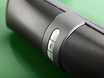 auvisio Portabler Lautsprecher mit Bluetooth 3.0, Freisprech-Funktion, 12 Watt