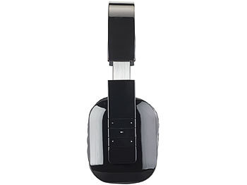 auvisio Faltbares Over-Ear-Headset, Bluetooth, Auto-Pairing, Multipoint, 30 m