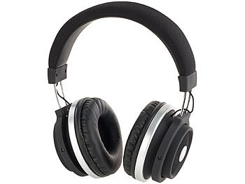 auvisio Over-Ear-Headset mit Bluetooth 3.0, Auto-Connect und Touch-Steuerung