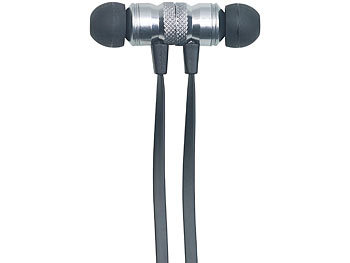 auvisio In-Ear-Stereo-Headset SH-30 mit Bluetooth 4.1 und Magnetverschluss