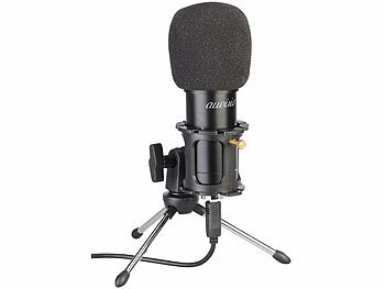 Profi-Kondensator Studio-Mikrofon mit Stativ