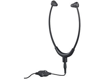 newgen medicals TV-Kinnbügel-Kopfhörer mit 3,5-mm-Klinkenanschluss, bis 117 dB