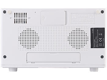 auvisio Stereo-FM-Küchen-Unterbauradio mit Bluetooth, Timer, Wecker, LCD, PLL