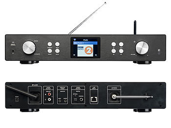 Digitaler WLAN-HiFi-Tuner mit Internetradio DAB+ UKW Streaming MP3