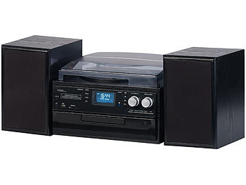 Stereo Kompaktanlage mit Plattenspieler