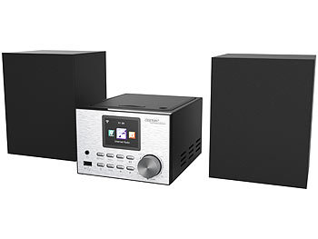 auvisio Micro-Stereoanlage mit Webradio, DAB+, FM, CD (Versandrückläufer)