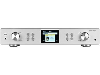 Digitale WLAN-HiFi-Tuner mit Internetradio DAB+ UKW Streaming MP3