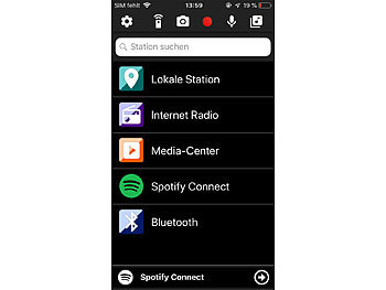 VR-Radio Unterputz-WLAN-Internetradio mit Bluetooth & Farbdisplay, DSP, App, 8W