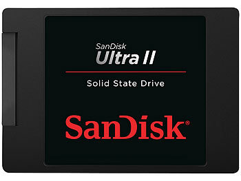 SanDisk Ultra II Solid State Drive (SSD), SATA III Festplatte, 240 GB