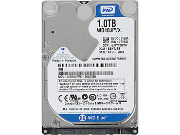 Western Digital WD10JPVX interne Festplatte 2,5" 1TB, SATA III