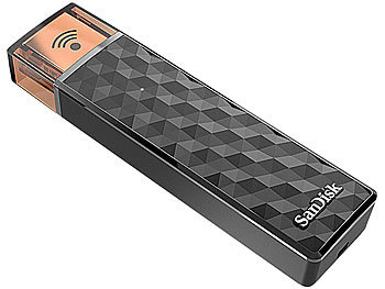 SanDisk Connect Wireless Stick, drahtl. Flash-Laufwerk, 64 GB, schwarz