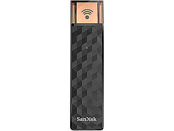 SanDisk Connect Wireless Stick, WLAN-Speicherstick, 16 GB, schwarz