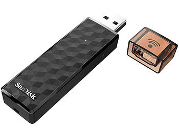 SanDisk Connect Wireless Stick, drahtl. Flash-Laufwerk, 32 GB, schwarz