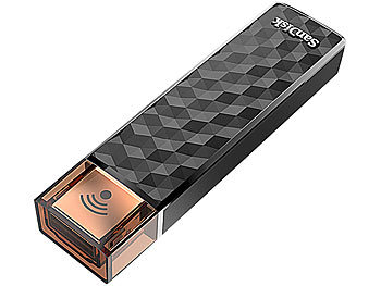 SanDisk Connect Wireless Stick, drahtl. Flash-Laufwerk, 32 GB, schwarz
