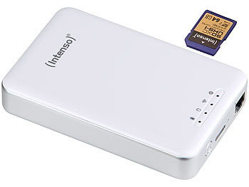 Intenso Memory 2 Move Pro, ext. 2,5"-Festplatte mit WLAN, 1 TB, weiß