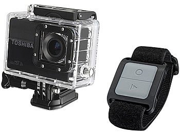 Toshiba Camileo X-Sports Full-HD-Actioncam mit wasserdichtem Gehäuse
