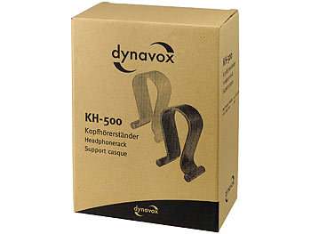 Dynavox Eleganter Kopfhörer-Ständer KH-500, Holz in Birken-Optik