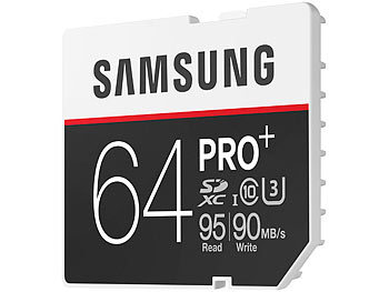 Samsung SDXC 64 GB PRO+, UHS U3 / Class 10