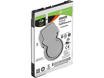 Seagate FireCuda SSHD ST500LX025 interne 2,5"-Hybrid-Festplatte, 500 GB