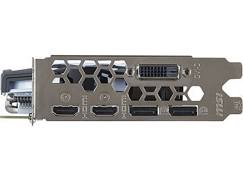 MSI Grafikkarte GeForce GTX 1060 Armor OC, DP/HDMI/DVI, 3 GB GDDR5