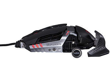 GSkill Laser-Gaming-Maus Ripjaws MX780, 8.200 dpi, 8 Makros, RGB-Beleuchtung