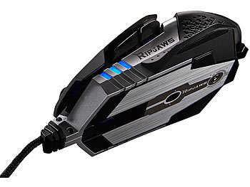GSkill Laser-Gaming-Maus Ripjaws MX780, 8.200 dpi, 8 Makros, RGB-Beleuchtung