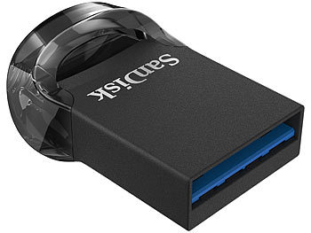 USB-Stick Slim: SanDisk Ultra Fit USB-3.1-Flash-Laufwerk, 128 GB