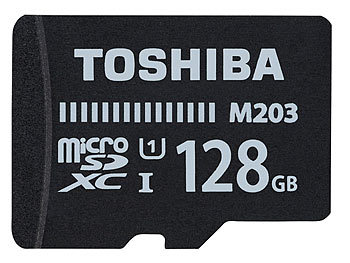 Toshiba microSDXC-Speicherkarte M203 128 GB Class 10 UHS-I inkl. SD-Adapter
