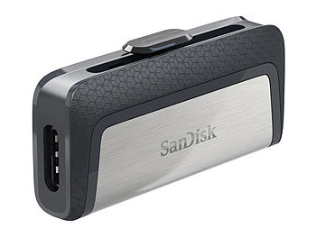 Dual USB Stick: SanDisk Ultra Dual USB Type-C Laufwerk, 32 GB, USB 3.1 & USB Typ C, 150 MB/s