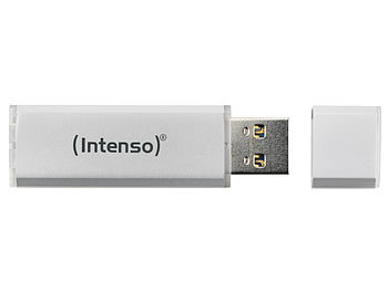Datenspeicher-Medien: Intenso Ultra Line USB-3.0-Speicherstick mit 256 GB, silber